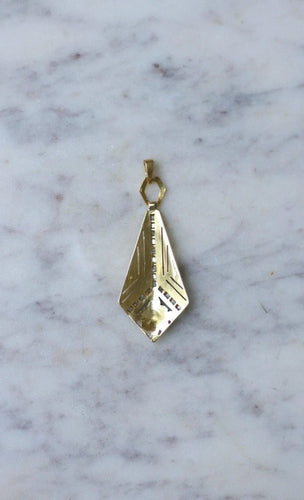 Pendentif Pendentif Art Déco Diamants Or Jaune et Platine 58 Facettes