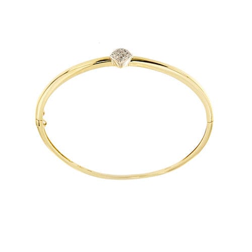 Bracelet Bracelet rigide avec diamants 58 Facettes 36554