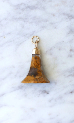 Pendentif Pendentif ancien sceau or rose et agate 58 Facettes