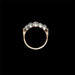 Bague 55 Bague victorienne en or et argent avec diamant de 1,50 carat 58 Facettes