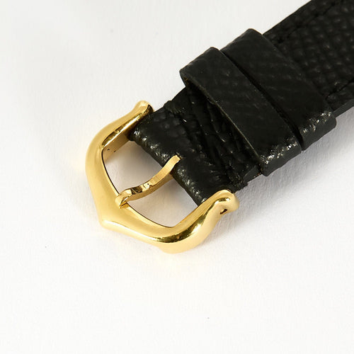 Montre Montre Cartier Modèle Tank Must en argent plaqué or cadran laqué bleu dit Lapis 58 Facettes