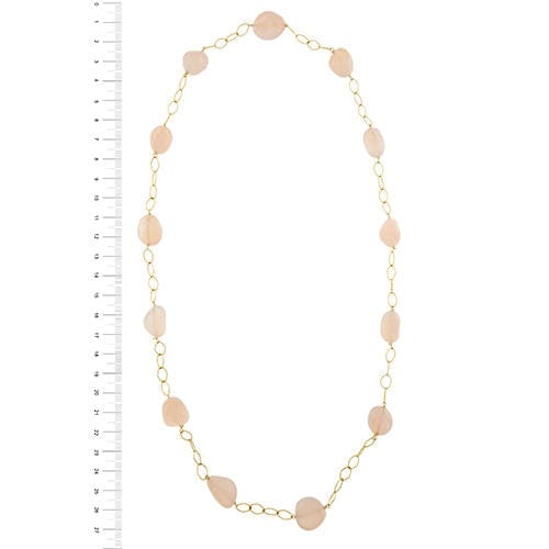 Collier Collier de quartz rose 58 Facettes 36370