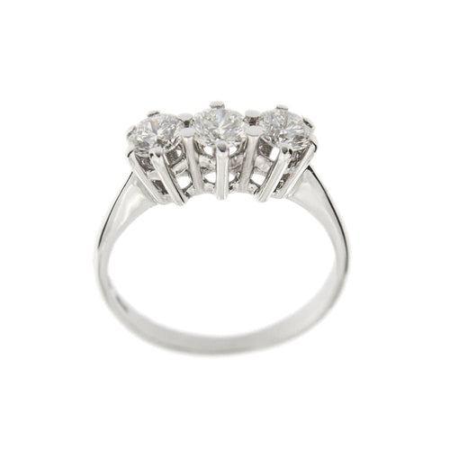 Bague Bague trilogie avec diamants 0,99 ct 58 Facettes 34018