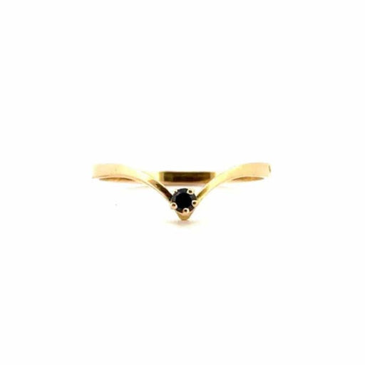 Ring 53 Solitaire Yellow Gold & Topaz 58 Facettes 43-GS34629