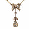 Pendentif Pendentif victorien en diamant arc et poire des années 1890 58 Facettes 24086-0163