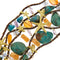 Bracelet Bracelet Or jaune Turquoise Améthyste Cornaline 58 Facettes 35278