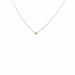 Collier Collier Solitaire Or Blanc 18k & Diamant 58 Facettes 3-CO-GS26322