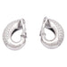 Boucles d'oreilles Boucles d'oreilles Chaumet "Hommage à Venise" or blanc, diamants. 58 Facettes 33885