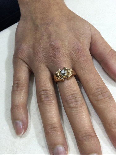 Bague Or Rose Diamant