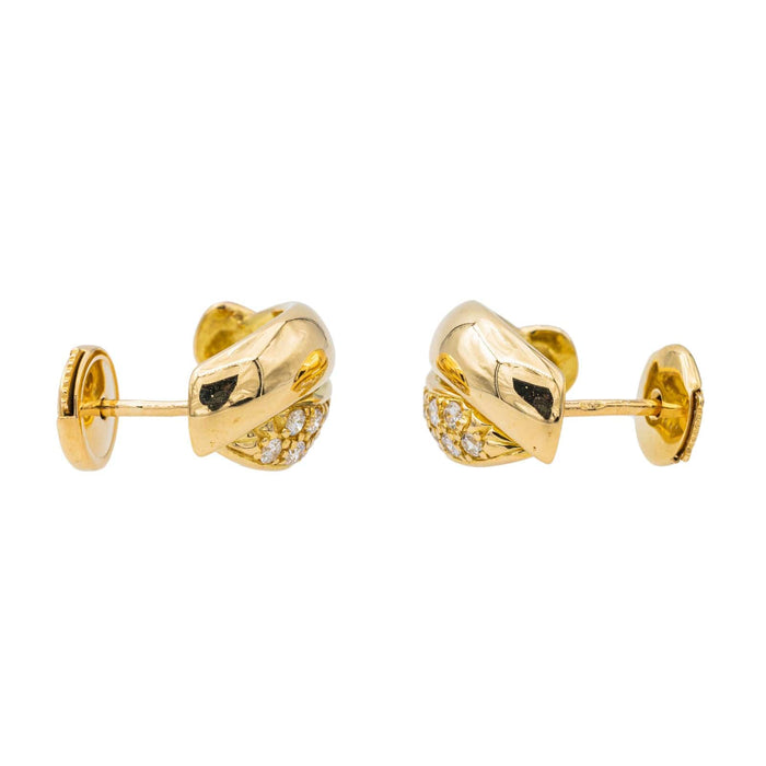 Boucles d'oreilles Boucles d'oreilles Créoles Or jaune Diamant 58 Facettes 2899295CN