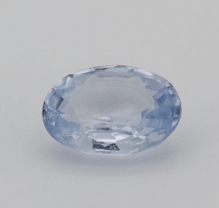 Gemstone Saphir bleu 1.01cts chauffé certificat PRECIEUX 58 Facettes 456