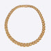 Necklace Braided yellow gold necklace 58 Facettes 24-061