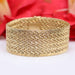 Bracelet Yellow gold twill mesh bracelet 58 Facettes 24-038