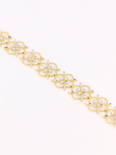 Bracelet dentelle deux ors