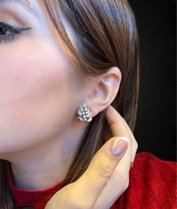 Boucles d'oreilles Boucles d'oreilles en diamants De Lazzari 58 Facettes