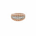 Bague Art Deco 1.50 Carat Diamond Gold Band Ring 58 Facettes