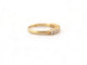 Bague 54 bague sertie de 9 diamants en or jaune 58 Facettes 260446