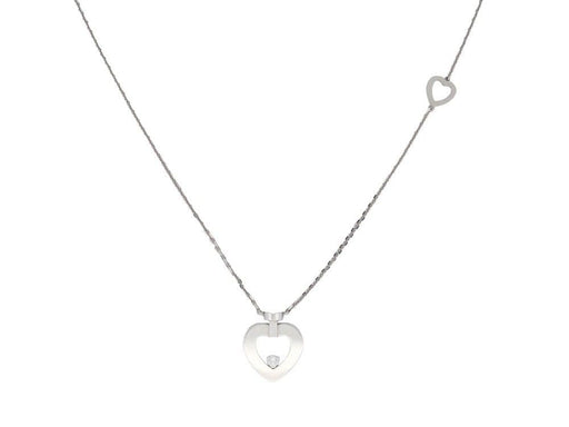 FRED pretty woman xs necklace in white gold and diamond 58 Facettes 259314