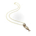 Collier Collier victorien de fleurs en or et argent en diamant 58 Facettes