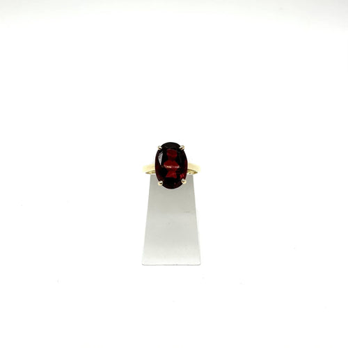 Bague 55 Bague or jaune et grenat 58 Facettes Z1351502