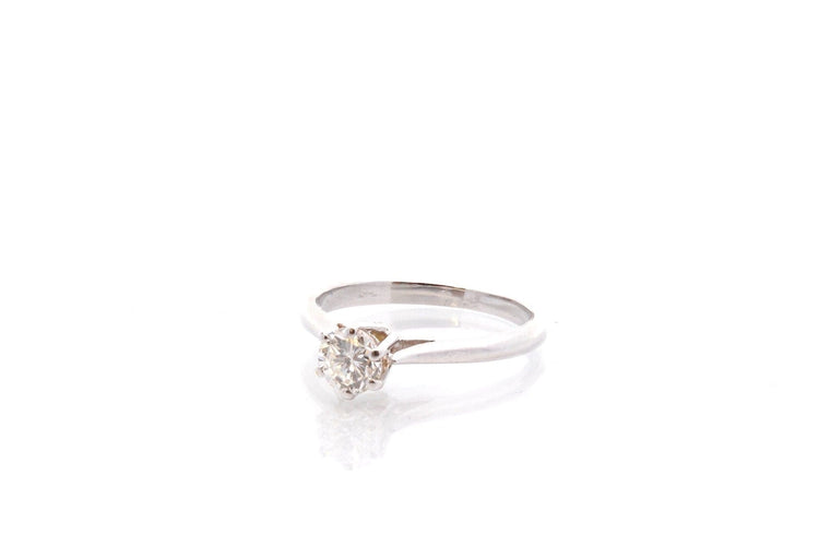 Bague solitaire diamant en or 18k