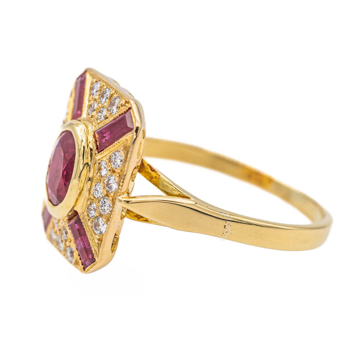 Bague 53.5 Bague Or jaune Rubis 58 Facettes 3136376CN