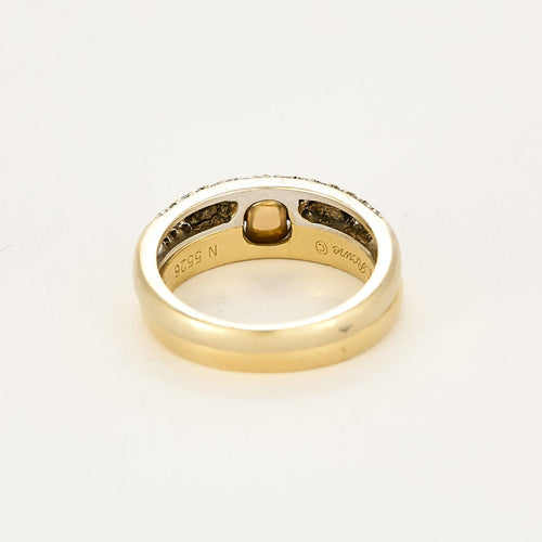 Bague 60 A.ROURE - « CHUT….JE T'AIME » - Bague ouvrante trois ors et diamants 58 Facettes SQU3655