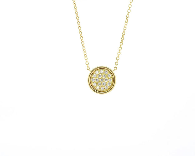 Collier Collier en or jaune serti de diamants de 0,57 ct 58 Facettes 13068