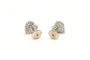 Boucles d'oreilles Boucles d'oreilles en or blanc serties de diamants 58 Facettes B539
