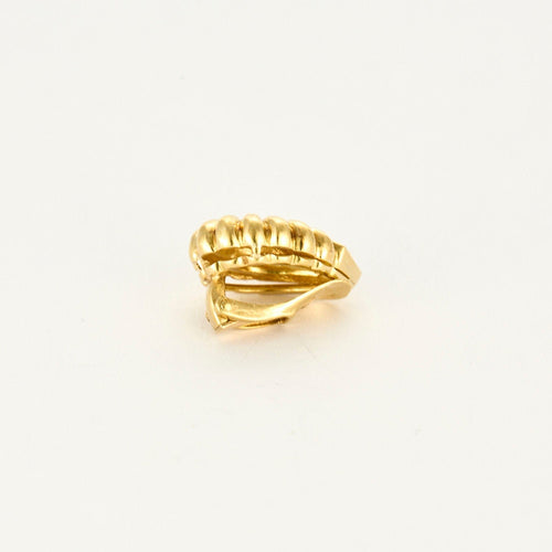 Boucles d'oreilles Boucles d'oreilles or jaune et diamants 58 Facettes FON1942