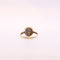 Bague 52 Bague Marguerite Ronde Saphir et Diamants or jaune 58 Facettes