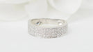 Bague 50 Bague or blanc diamants 58 Facettes 21045