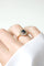 Bague 52.5 Bague Marguerite ancienne or jaune, saphir et diamants 58 Facettes