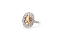 Bague 54 Bague topaze 2,24cts et diamants en platine 58 Facettes 26066