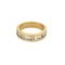 Bague 51 Bague jonc en or jaune et diamants de taille baguette 58 Facettes CRE0100X8