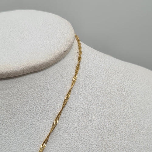 Collier Collier et pendentif croix or jaune 58 Facettes