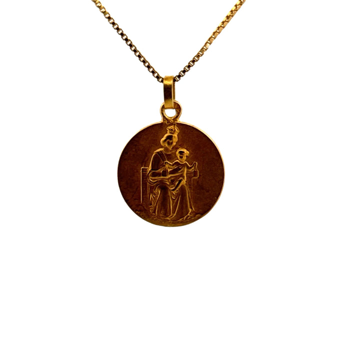 Médaille Or jaune christ Sacré Coeur