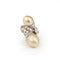 Bague 51 Gilbert Albert - Bague Cocktail Perles Gold, Diamants 58 Facettes BS179