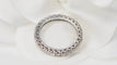 Bague 50 Alliance américaine en or blanc et diamants 1.12ct 58 Facettes 30903