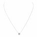 Collier Collier Solitaire Or blanc Diamant 58 Facettes 2538671CN