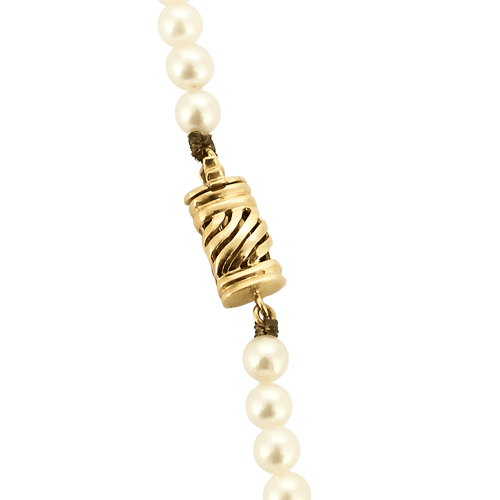 Collier Collier or jaune perles et pierres précieuses 58 Facettes BO/250008