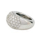 Bague 51 Bague pavage en or blanc, diamants. 58 Facettes 31229
