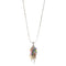 Collier Collier pendentif perle pierres de couleur et diamants 58 Facettes 30440