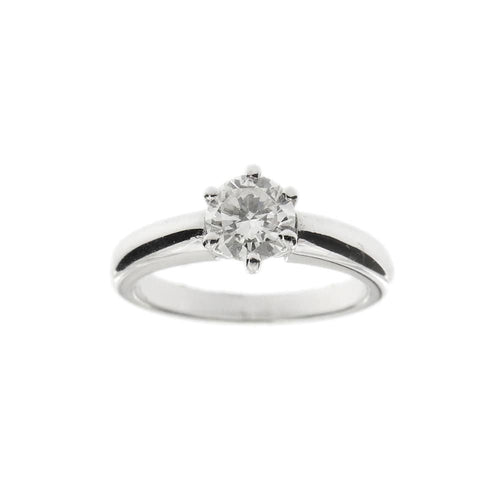 Bague 54 Bague solitaire avec diamant 0,90 ct 58 Facettes 4114