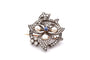 Broche Broche 1900 or jaune et blanc perles fines, saphir et diamants 58 Facettes 26249