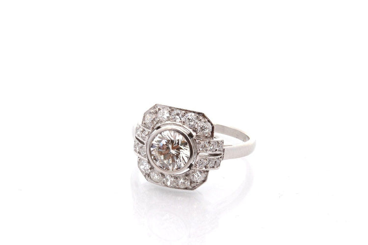 Bague 53 Bague diamant de 0,91ct I/VVS2 58 Facettes 27852-27053