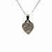 Pendentif Pendentif Coeur Or blanc 18 k & Diamants 58 Facettes 2-PEF3-GS35307-5