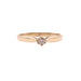Ring 55.5 Yellow Gold Diamond Solitaire Ring 58 Facettes