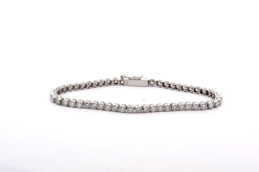 Bracelet Bracelet diamants en platine 58 Facettes 26220