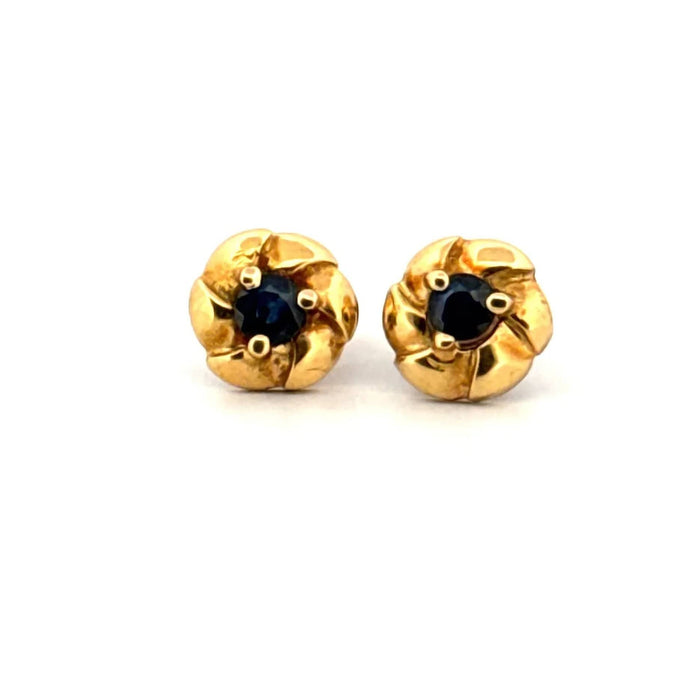 Boucles d'oreilles Puces d'oreilles or jaune topaze 58 Facettes 2-BOA2-GS38461